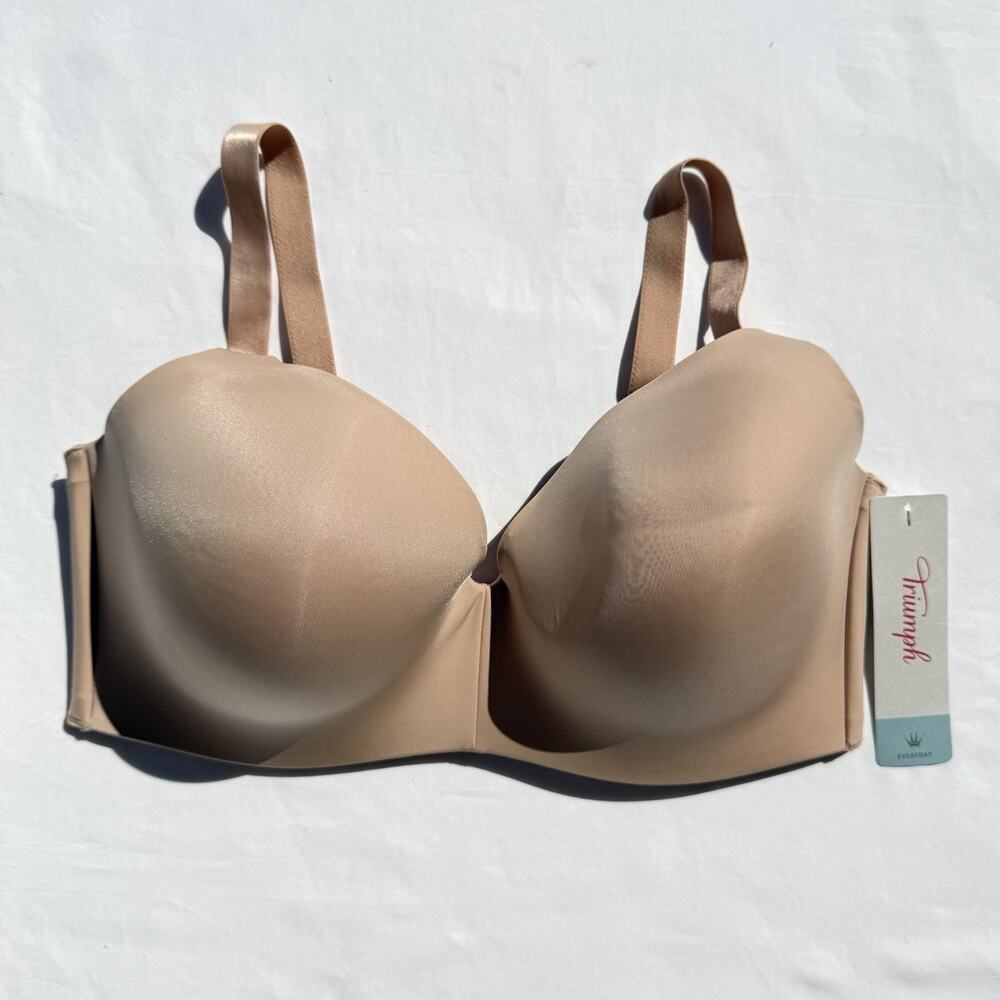 Triumph Everyday Body Make-Up Magic Wire Bra US 36DDD Beige Underwire